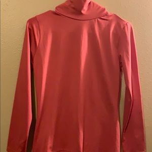 Pink turtleneck